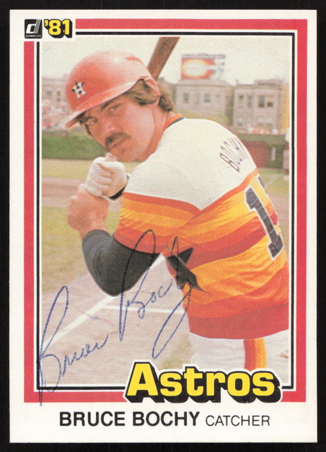 Bruce Bochy Autographed 1981 Donruss Card #20 Houston Astros SKU #264964