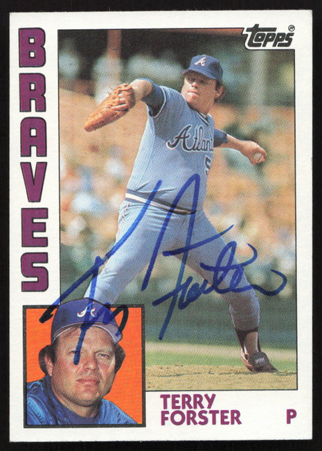 Terry Forster Autographed 1984 Topps Card #791 Atlanta Braves SKU #264082