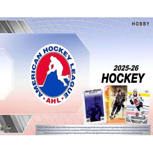 2025-26 Upper Deck AHL Hockey Hobby Box