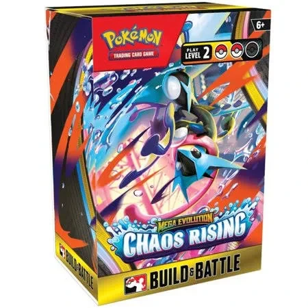 Pokemon Mega Evolution ME4 Chaos Rising Build & Battle Box