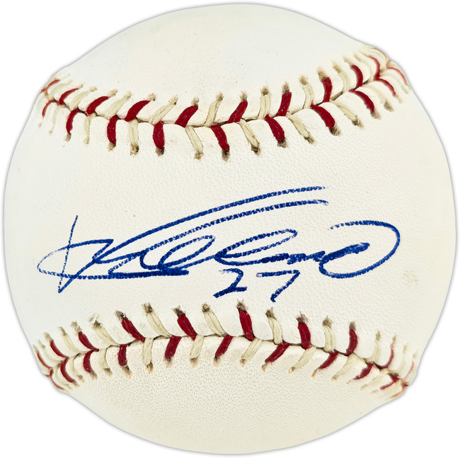 Vladimir Guerrero Sr. Autographed Official 2004 All Star Game Logo Baseball California Angels Beckett BAS QR #BX67661