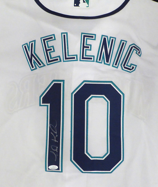 Seattle Mariners Jarred Kelenic Autographed White Jersey JSA #WIT032770
