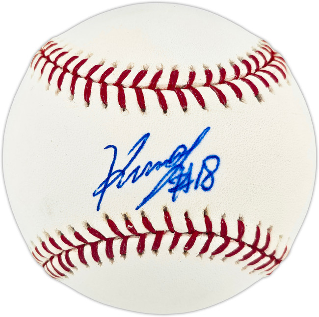 Hisashi Iwakuma Autographed Official MLB Baseball Seattle Mariners MLB Holo #EK019698