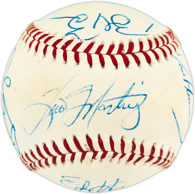 1992 Seattle Mariners Team Autographed Official AL Baseball With 10 Signatures Including Jay Buhner & Tino Martinez SKU #266711