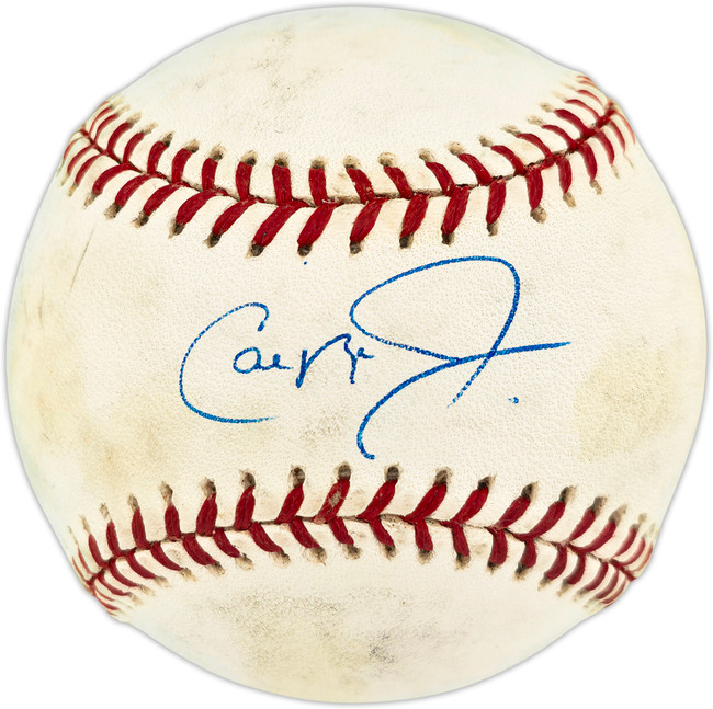 Cal Ripken Jr. Autographed Official MLB Baseball Baltimore Orioles Beckett BAS QR #BK64341