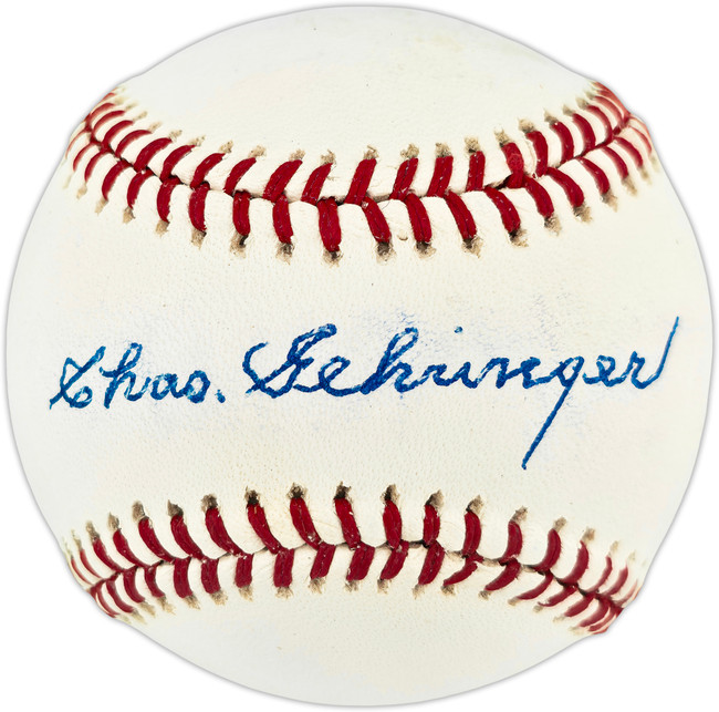 Charlie Gehringer Autographed Official AL Baseball Detroit Tigers PSA/DNA #C32631