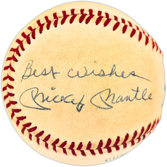 Mickey Mantle Autographed Official AL Baseball New York Yankees PSA/DNA #T11261