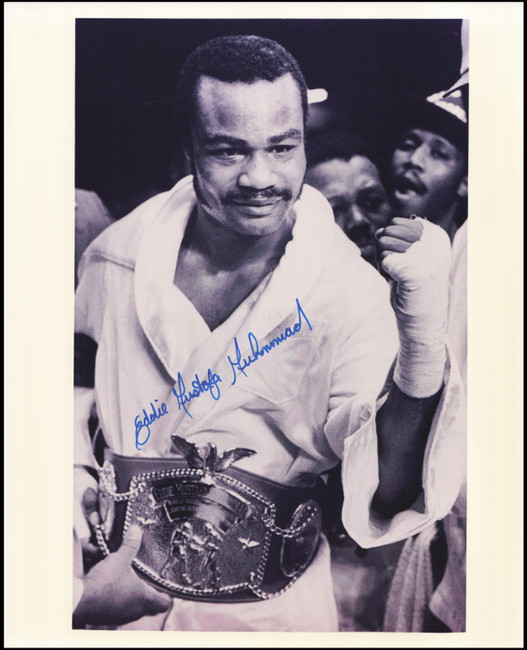 Eddie Mustafa Muhammad Autographed 8x10 Photo SKU #266980