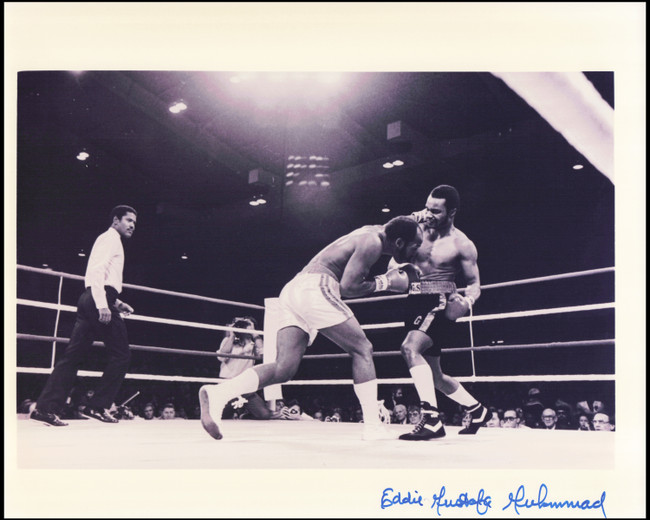 Eddie Mustafa Muhammad Autographed 8x10 Photo SKU #266982