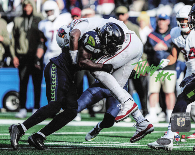 Tyrice Knight Autographed 8x10 Photo Seattle Seahawks MCS Holo #103001