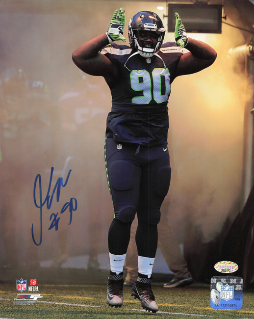 Jarran Reed Autographed 8x10 Photo Seattle Seahawks MCS Holo #36570