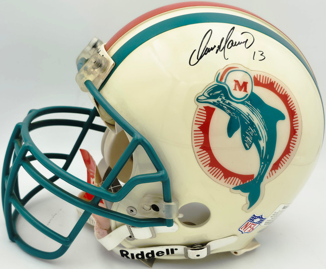 Dan Marino Autographed Miami Dolphins White Full Size Authentic Helmet UDA Holo #UDT23298