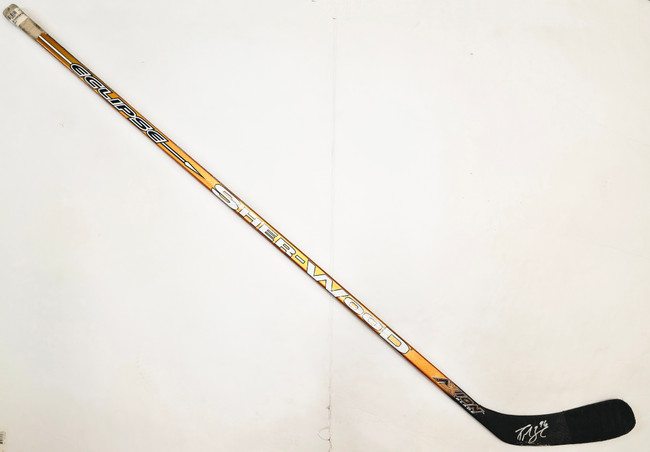 Pierre-Marc Bouchard Autographed Game Used Hockey Stick Minnesota Wild SKU #267244