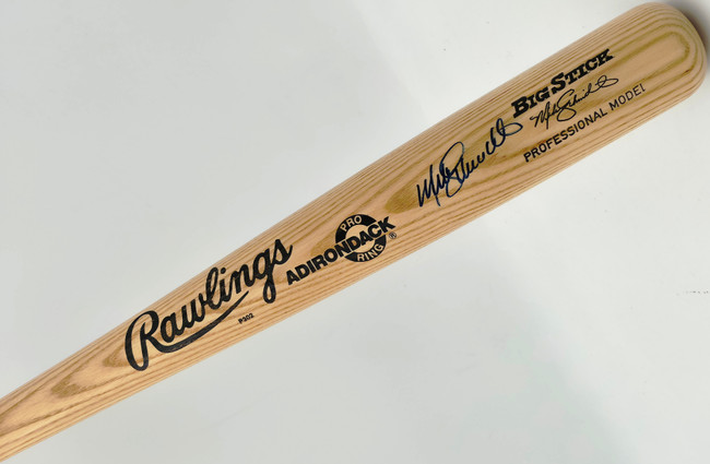 Mike Schmidt Autographed Rawlings Baseball Bat Philadelphia Phillies Beckett BAS QR #BX67592