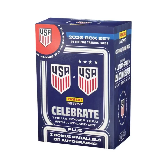 2025-26 Panini USMNT & USWNT Soccer Set Box