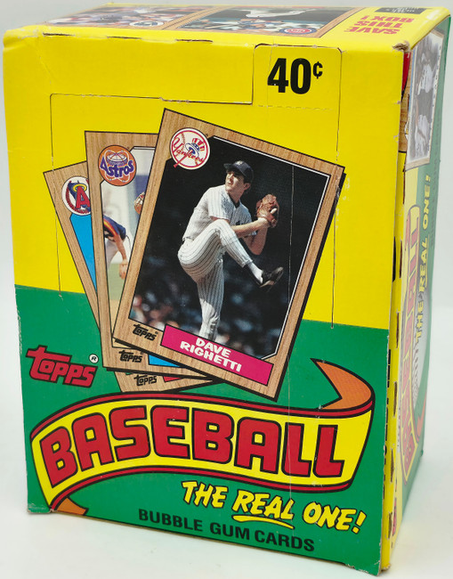 1987 Topps Baseball Wax Box