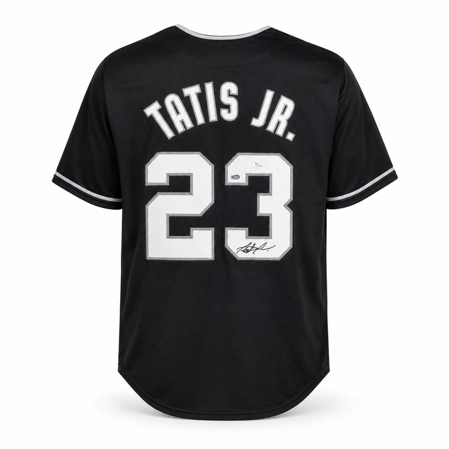 San Diego Padres Fernando Tatis Jr. Autographed Black Jersey JSA Stock #267068