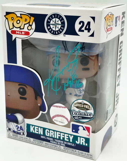 Ken Griffey Jr. Autographed Safeco Field Exclusive Funko Pop Seattle Mariners "HOF 16" Beckett BAS Witness #4W801258