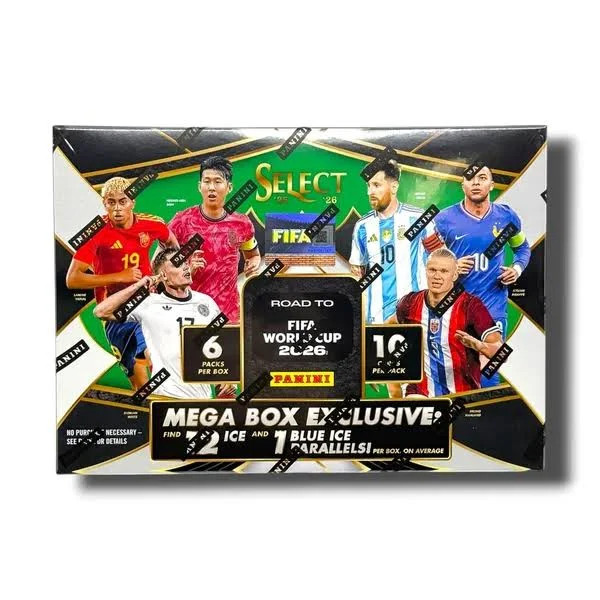 2025-26 Panini Select Road to FIFA World Cup Soccer Mega Hobby Box
