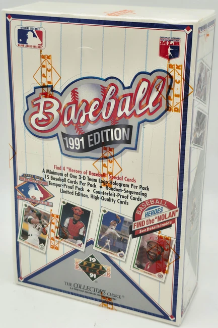 1991 Upper Deck Low Series Baseball Box