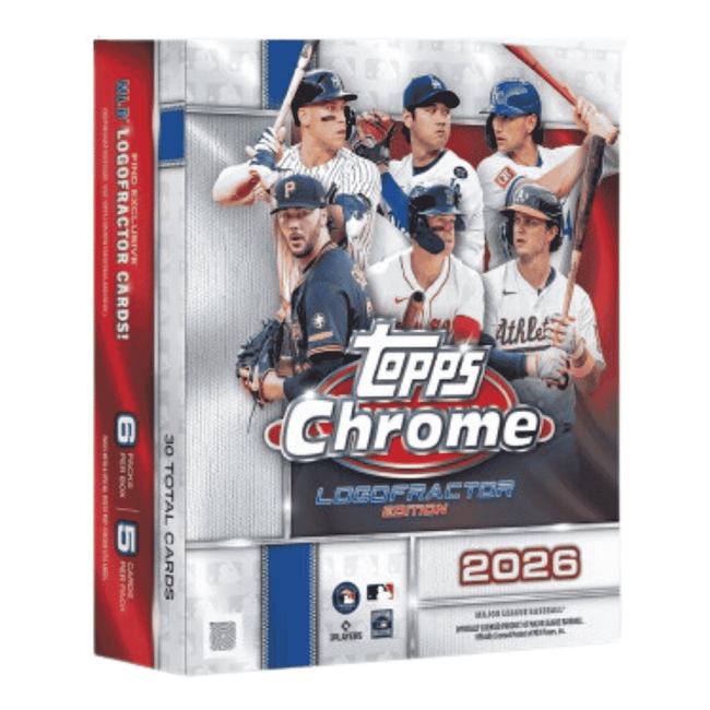 2026 Topps Chrome Baseball Logofractor Edition Box