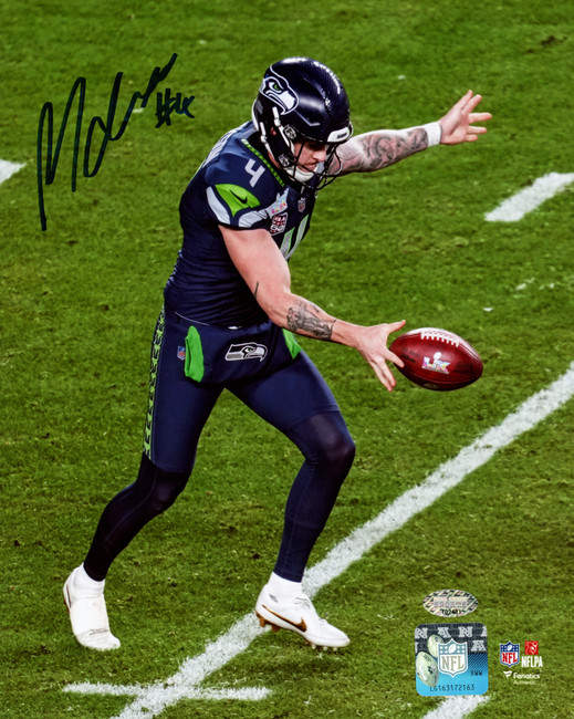 Michael Dickson Autographed 8x10 Photo Seattle Seahawks MCS Holo Stock #267838