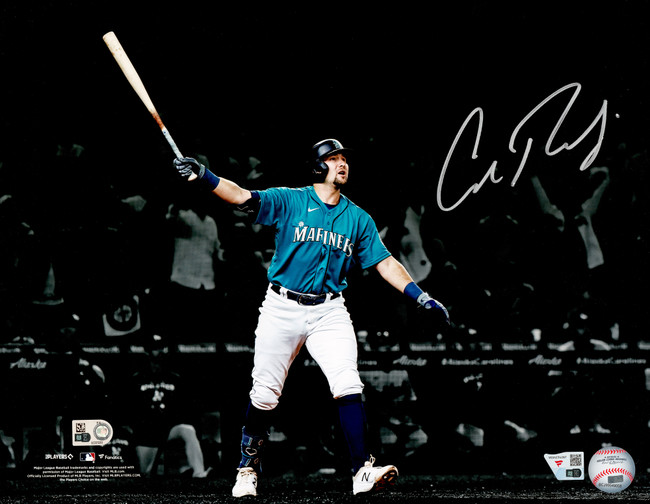 Cal Raleigh Autographed 11x14 Photo Seattle Mariners Playoff Drought Ending Walk-Off Home Run Fanatics & MLB Holo Stock #267925
