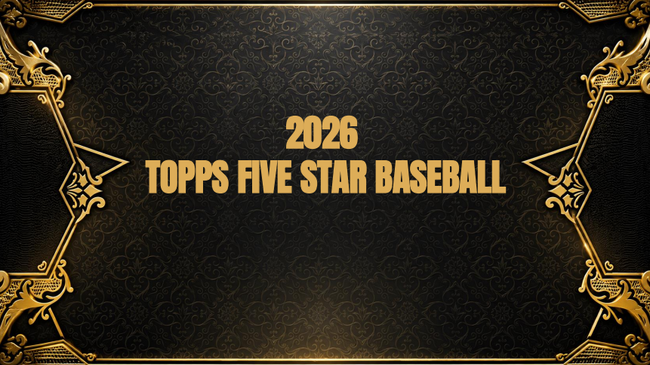 2026 Topps Five Star Baseball Hobby 3-Box Case