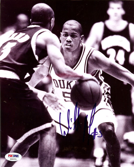 William Avery Autographed 8x10 Photo Duke Blue Devils PSA/DNA #S46251