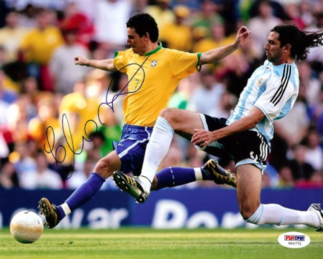 Elano Autographed 8x10 Photo Brazil PSA/DNA #U54771