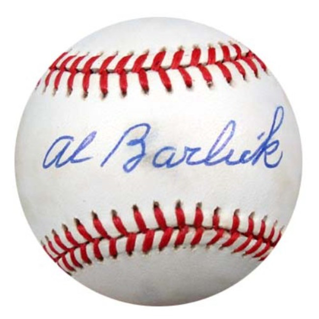 Al Barlick Autographed Official NL Baseball PSA/DNA #M55479