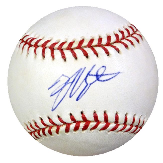 B.J. Upton Autographed Official MLB Baseball Tampa Bay Rays, Atlanta Braves PSA/DNA #U93315