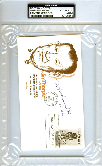 Muhammad Ali Autographed First Day Cover PSA/DNA #83706559