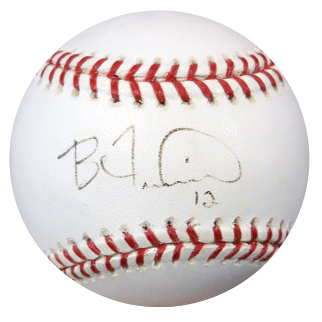 Ben Francisco Autographed Official MLB Baseball Cleveland Indians, Philadelphia Phillies PSA/DNA #Z80110