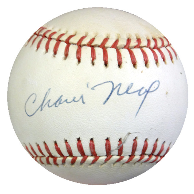 Charlie Neal Autographed Official NL Baseball Brooklyn Dodgers PSA/DNA #AA38689