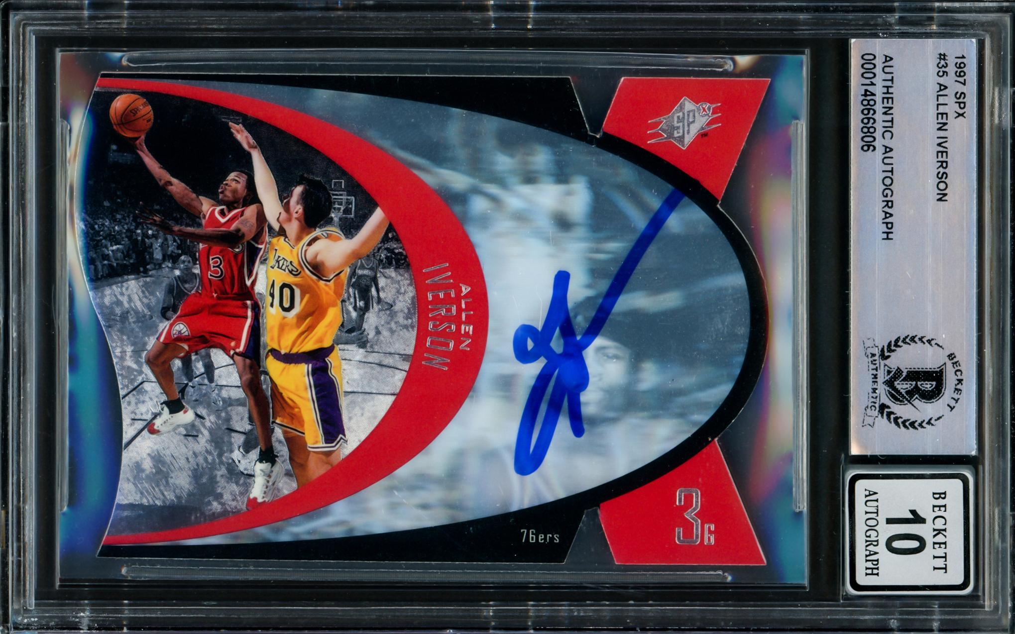 Allen wholesalers Iverson 1997 Topps