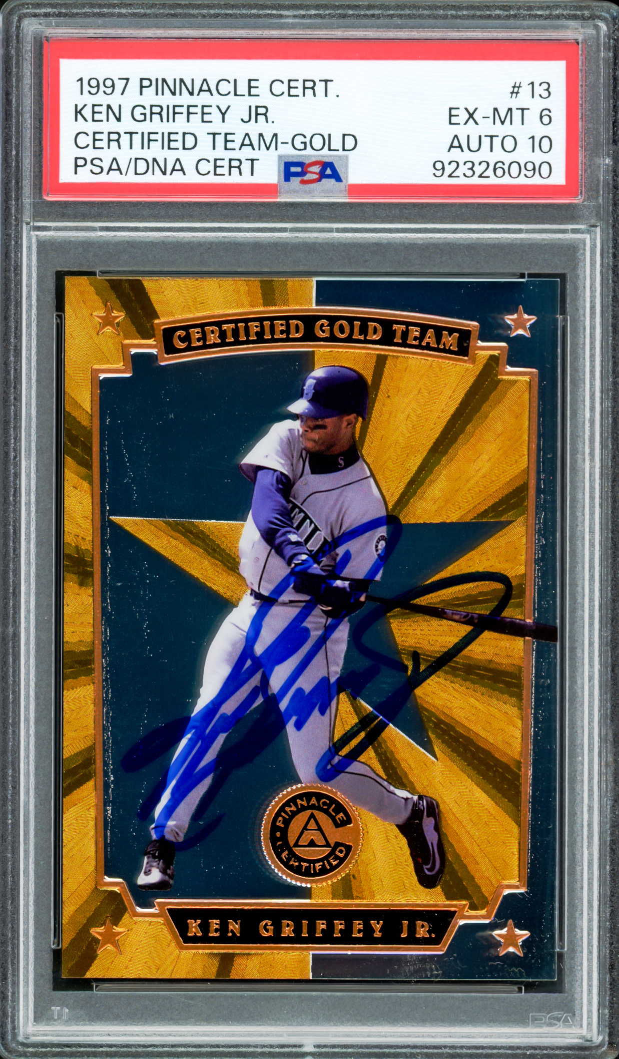 1993 PINNACLE 編める KEN GRIFFEY, JR. #13