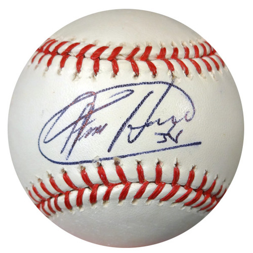 Felix Hernandez Signed Mariners 40th Anniversary Logo OML Baseball