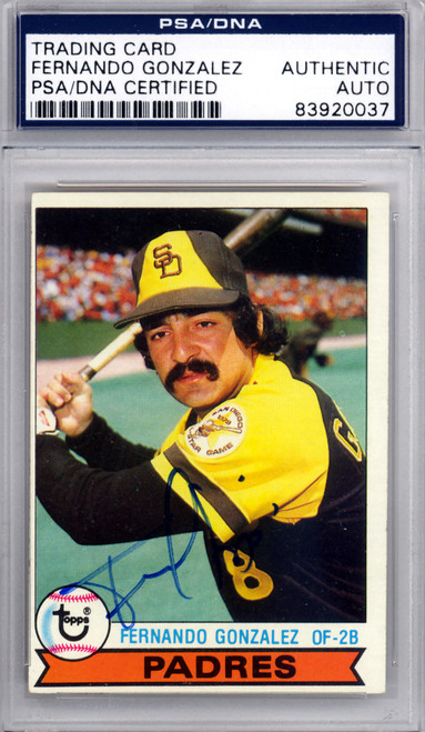 Fernando Gonzalez Autographed 1980 Topps Card #171 San Diego Padres PSA/DNA  #83920127 - Mill Creek Sports