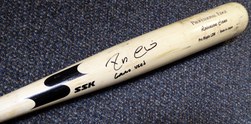 Robinson Cano Maple SSK Game Used Signed Bat 2014 Seattle Mariners