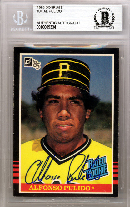 Barry Bonds Autographed 1988 Donruss Card #326 Pittsburgh Pirates Beckett  BAS #14066007 - Mill Creek Sports