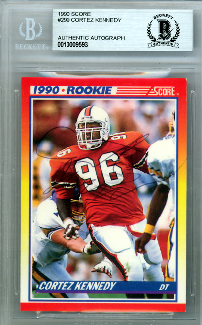 PSA 9 1991 Action Packed #259 Cortez Kennedy Seattle Seahawks POP1 #11 –  Northwest Sportscards