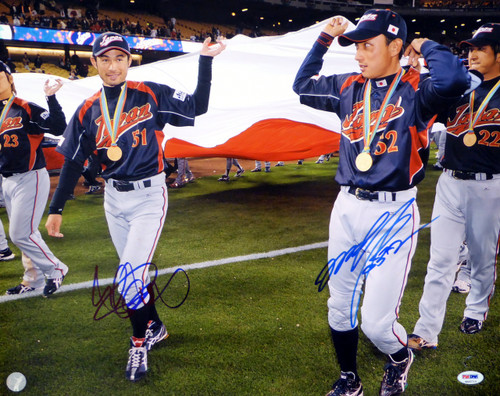 Ichiro Suzuki Autographed Official 2009 WBC Baseball Japan #51 IS Ho — RSA