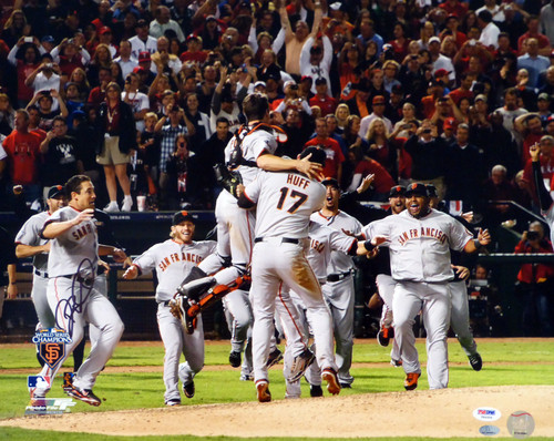 Pat Burrell Autographed Signed 16X20 Photo San Francisco Giants MLB Holo