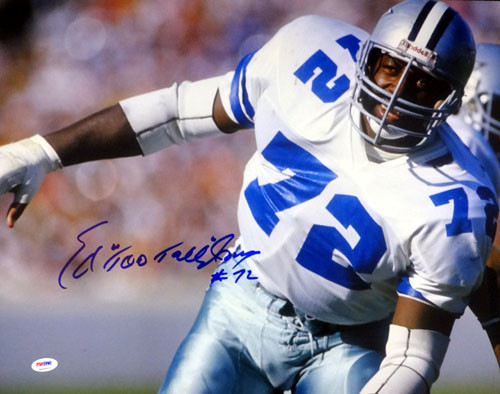 Steiner Sports NFL Dallas Cowboys Ed Too Tall Jones Signed