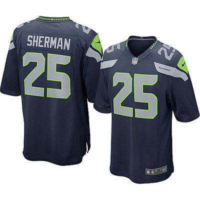 Richard Sherman Seattle Seahawks Super Bowl XLIV Stitched Jersey