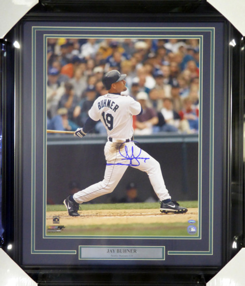 Jay Buhner Autographed Framed 16x20 Photo Seattle Mariners MCS Holo Stock  #94165 - Mill Creek Sports