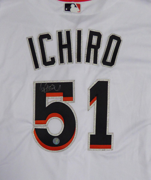 応援グッズ MajesticMLB MiamiMarlins Ichiro 51 Msize P1080624__25262__60185.