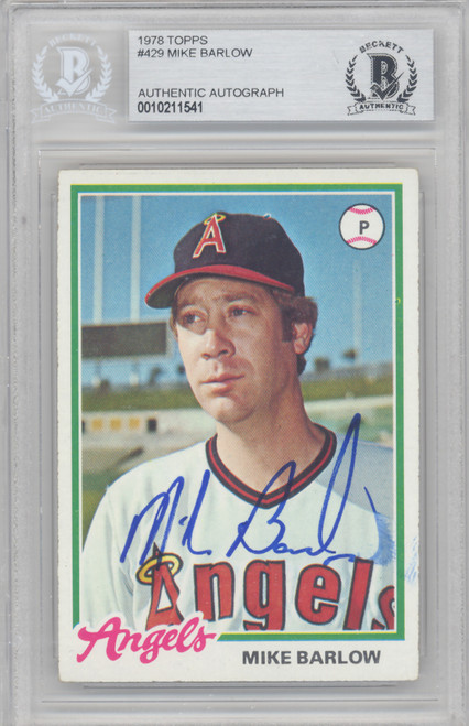 Mike Williams Autographed 1978 Topps Card #152 San Diego