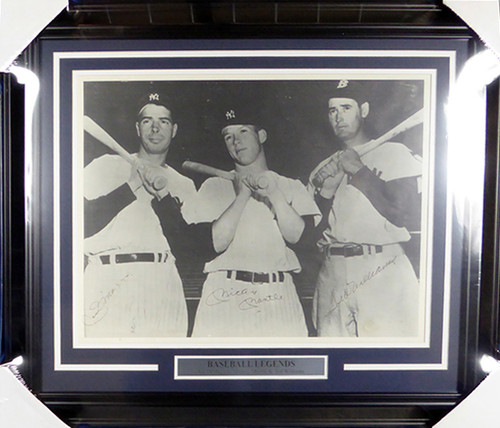 Mickey Mantle, joe DiMaggio, Ted Williams Autographed 8×10 With COA. for  Sale in Charleston, SC - OfferUp
